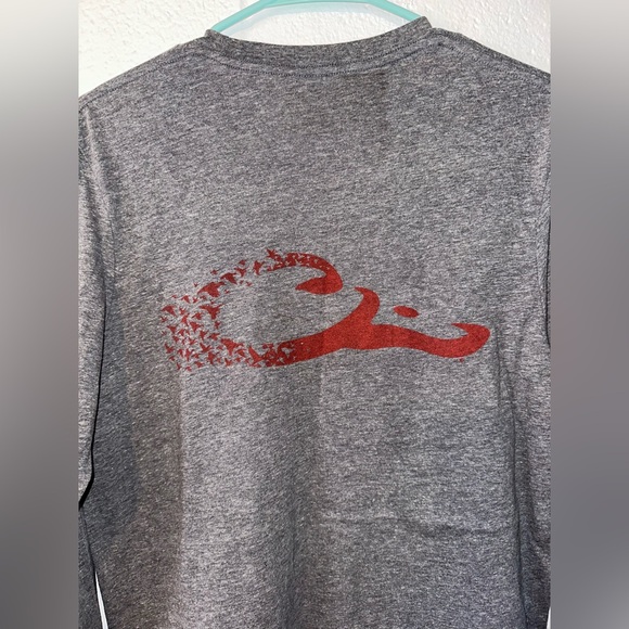 Drake Waterfowl Duck Logo Long Sleeve T-Shirt - Picture 5 of 5